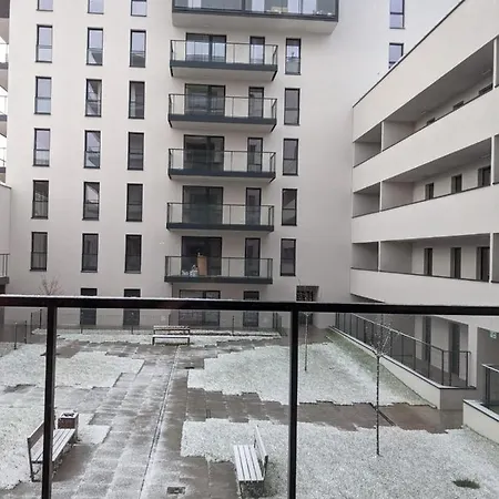 Nowoczesny Przy Manufakturze Z Parkingiem Podziemnym I Klimatyzacja アパート ウッチ