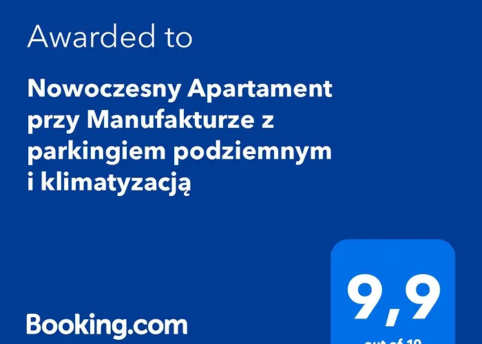 Lejlighed Nowoczesny Przy Manufakturze Z Parkingiem Podziemnym I Klimatyzacja